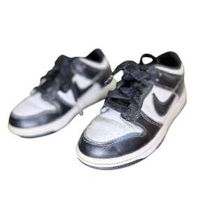 Nike Air Force 1 Low Black/White Youth Sneakers - Size 12C